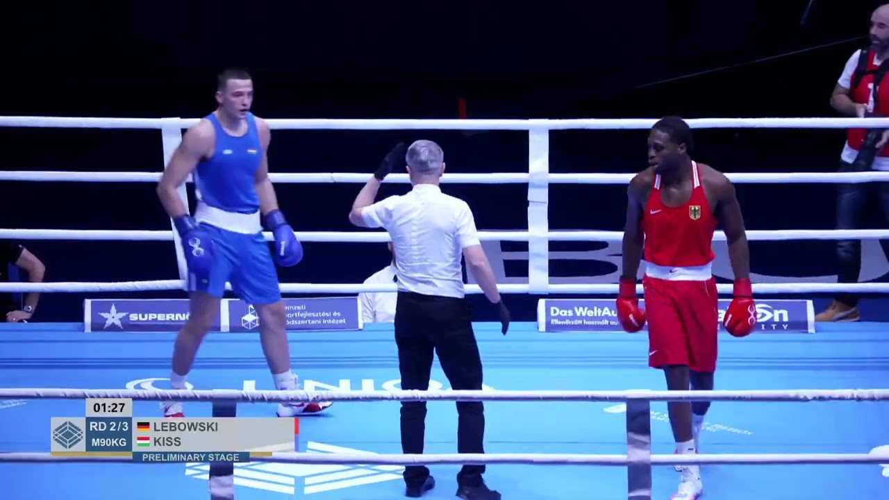 Kevin Lebowski (GER) vs. Milán Kiss (HUN) European U23 Championships 2025 (90kg)