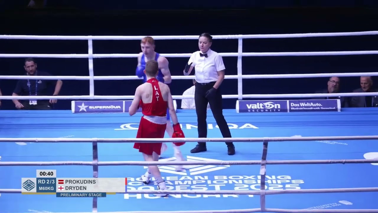 Jack Dryden (ENG) vs. Matvejs Prokudins (LAT) European U23 Championships 2025 (60kg)