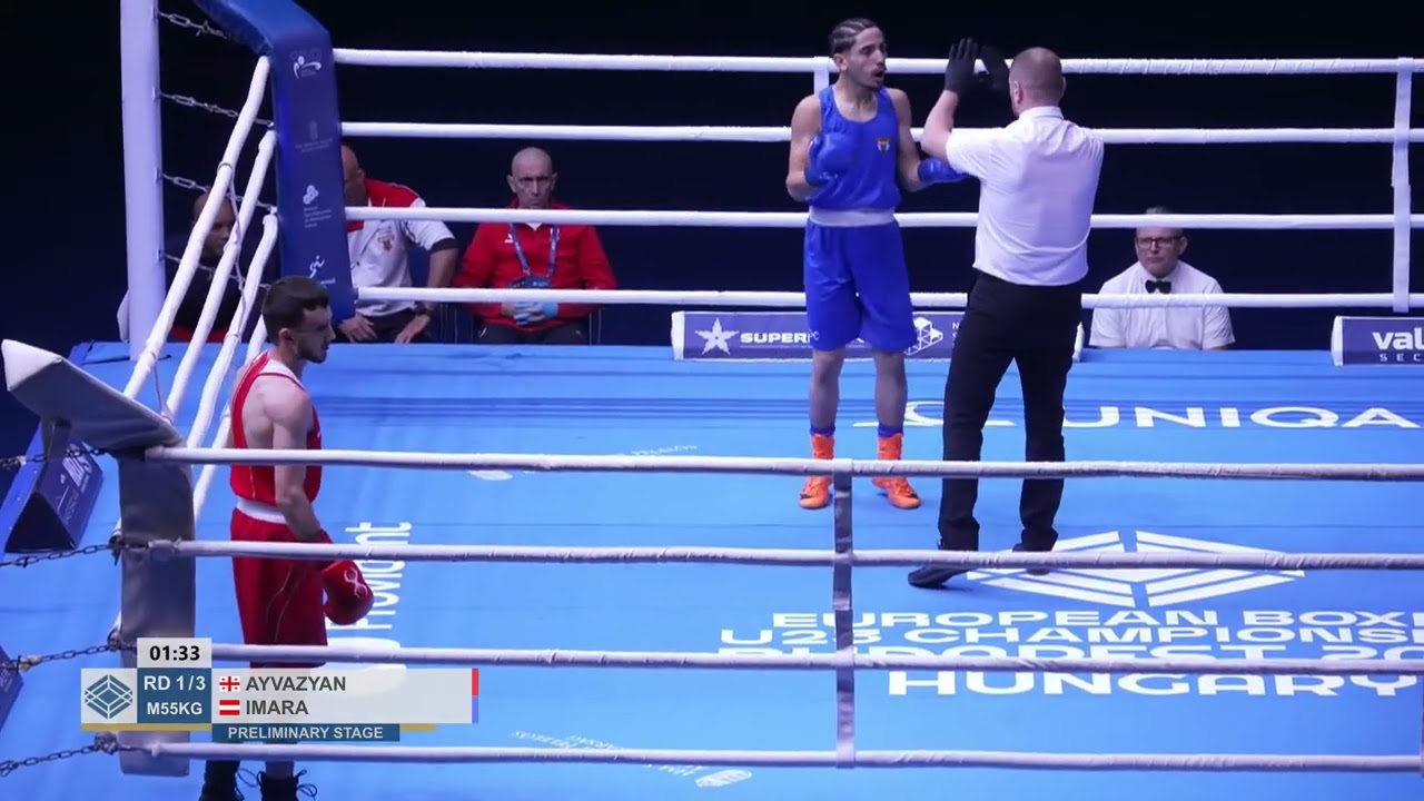 Gor Ayvazyan (GEO) vs. Abdelrahman Hassan Imara (AUT) European U23 Championships 2025 (55kg)