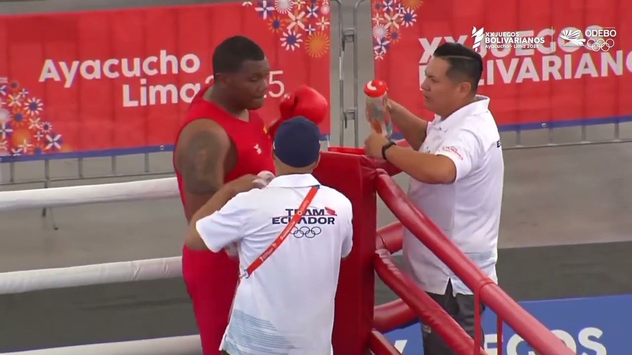 Gerlon Congo (ECU) vs. José Agustín (DOM) Bolivarian Games 2025 Final (90+kg)