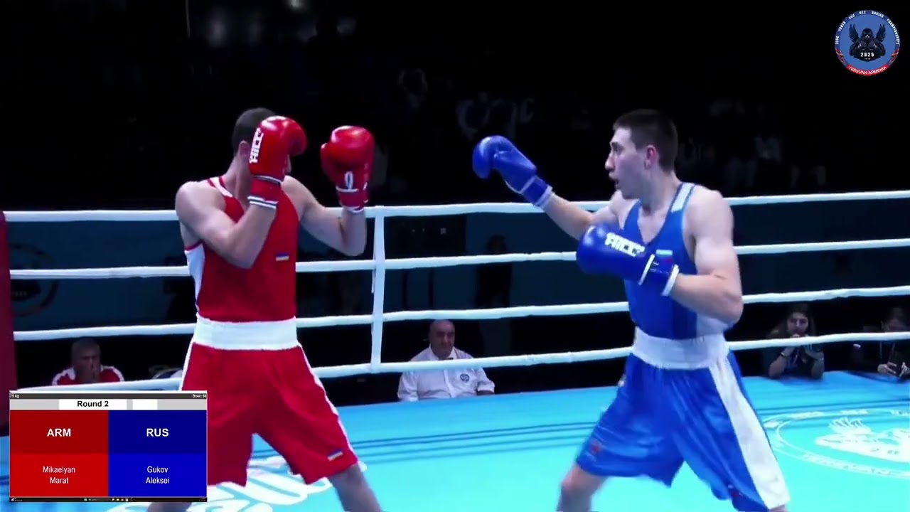 Aleksei Gukov (RUS) vs. Marat Mikaelyan (ARM) EUBC U23 Championships 2025 Final (75kg)