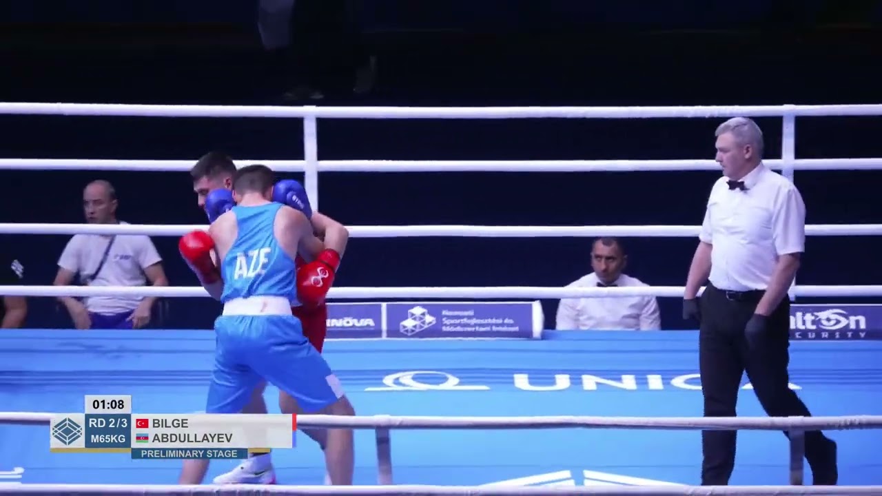 Bilge Kagan Kanli (TUR) vs. Ali Abdullaev (AZE) European U23 Championships 2025 (65kg)