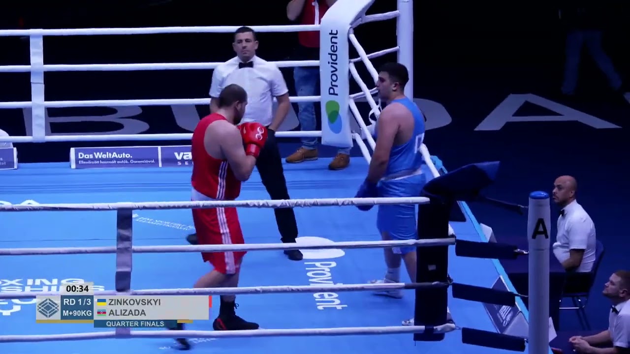 Sabuhi Alizada (AZE) vs. Illia Zinkovskyi (UKR) European U23 Championships 2025 QF's (90+kg)