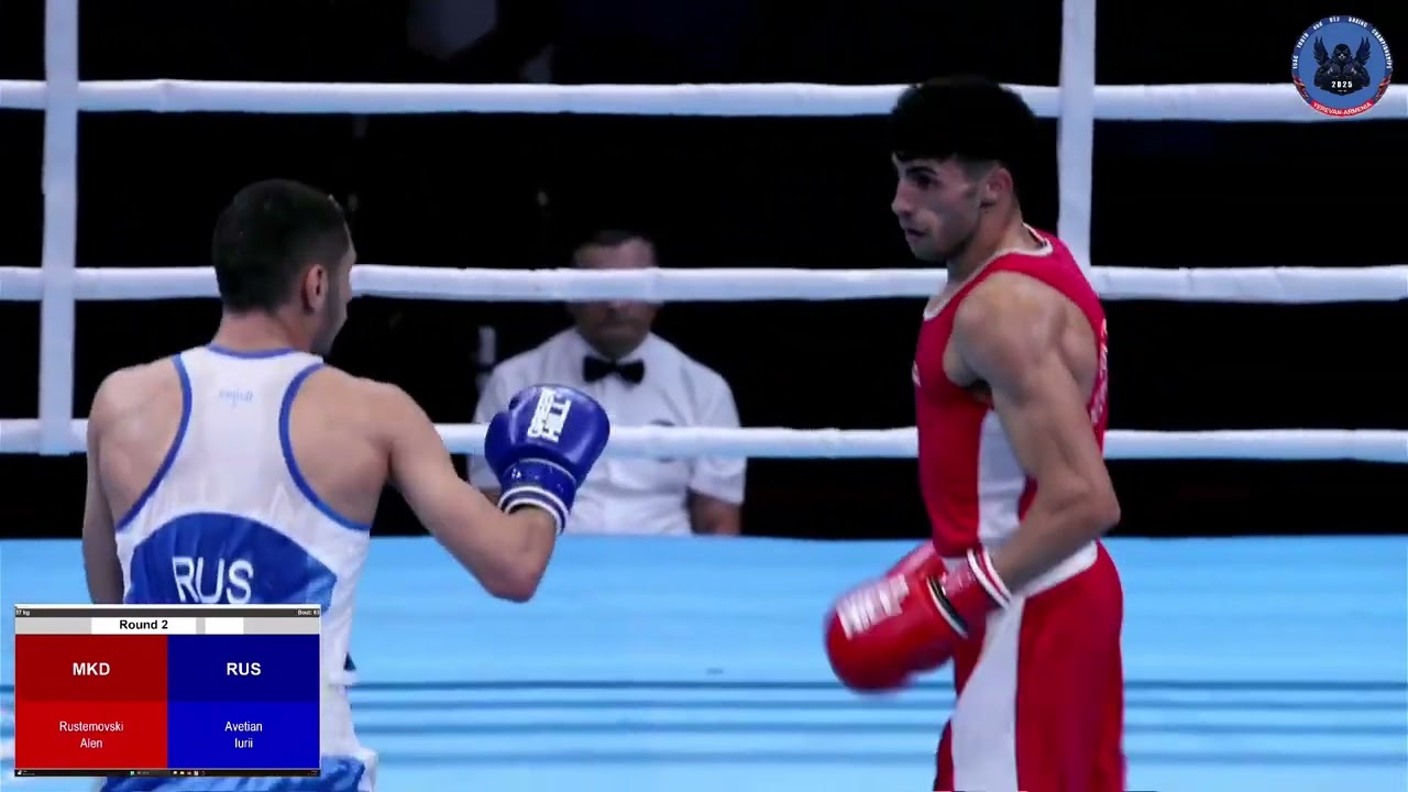 Yuri Avetyan (RUS) vs. Alen Rustemovski (MKD) EUBC U23 Championships 2025 Final (57kg)