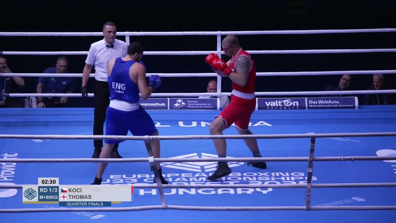 Damar Thomas (ENG) vs. Filip Koči (CZE) European U23 Championships 2025 QF's (90+kg)
