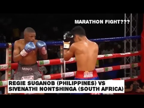 RUNNING FIGHT??? REGIE SUGANOB (PHILIPPINES) VS SIVENATHI NONTSHINGA (SOUTH AFRICA)