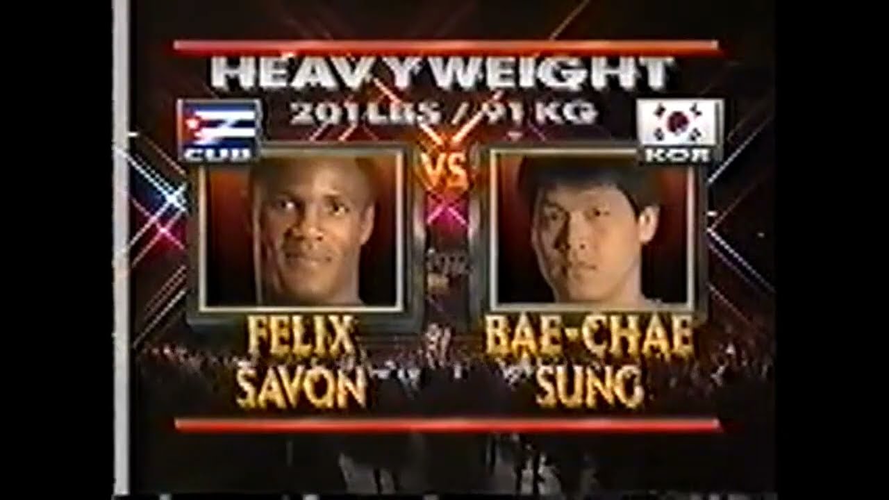 Félix Savón (CUB) vs. Sung Bae-Chae (KOR) AIBA Challenge Matches 1992 (91kg)