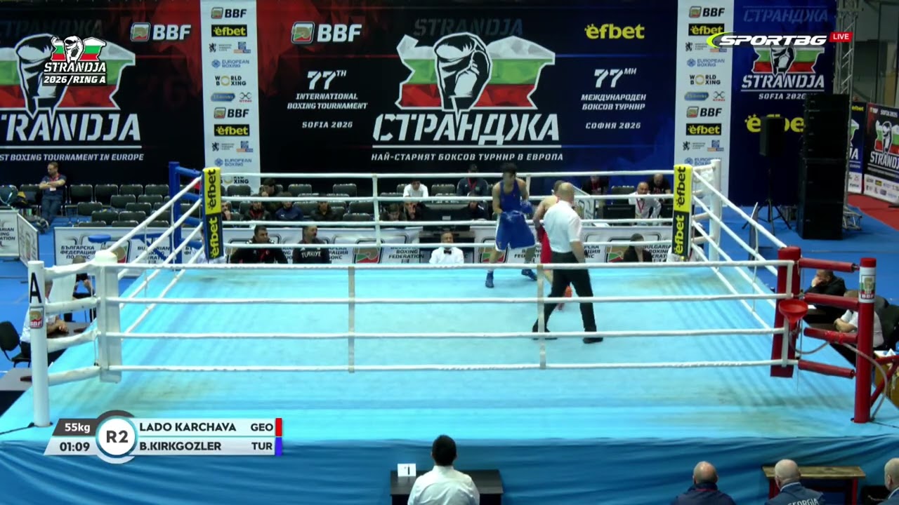 Baran Kirkgözler (TUR) vs. Lado Karchava (GEO) Strandja Tournament 2026 (55kg)