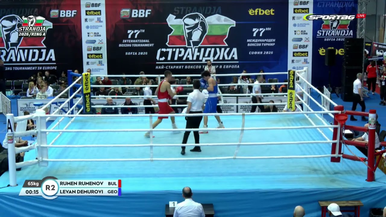 Levan Demurovi (GEO) vs. Rumen Rumenov (BUL) Strandja Tournament 2026 (65kg)