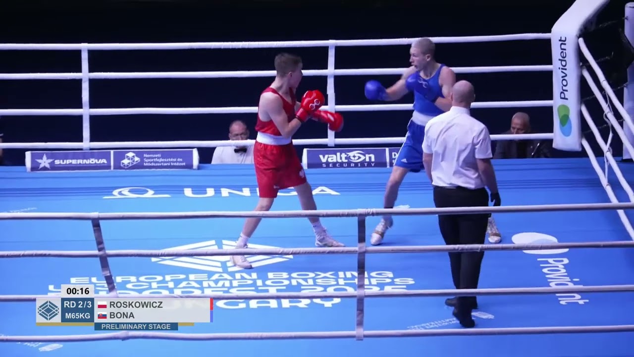 Juraj Bóna (SVK) vs. Bartłomiej Rośkowicz (POL) European U23 Championships 2025 (65kg)