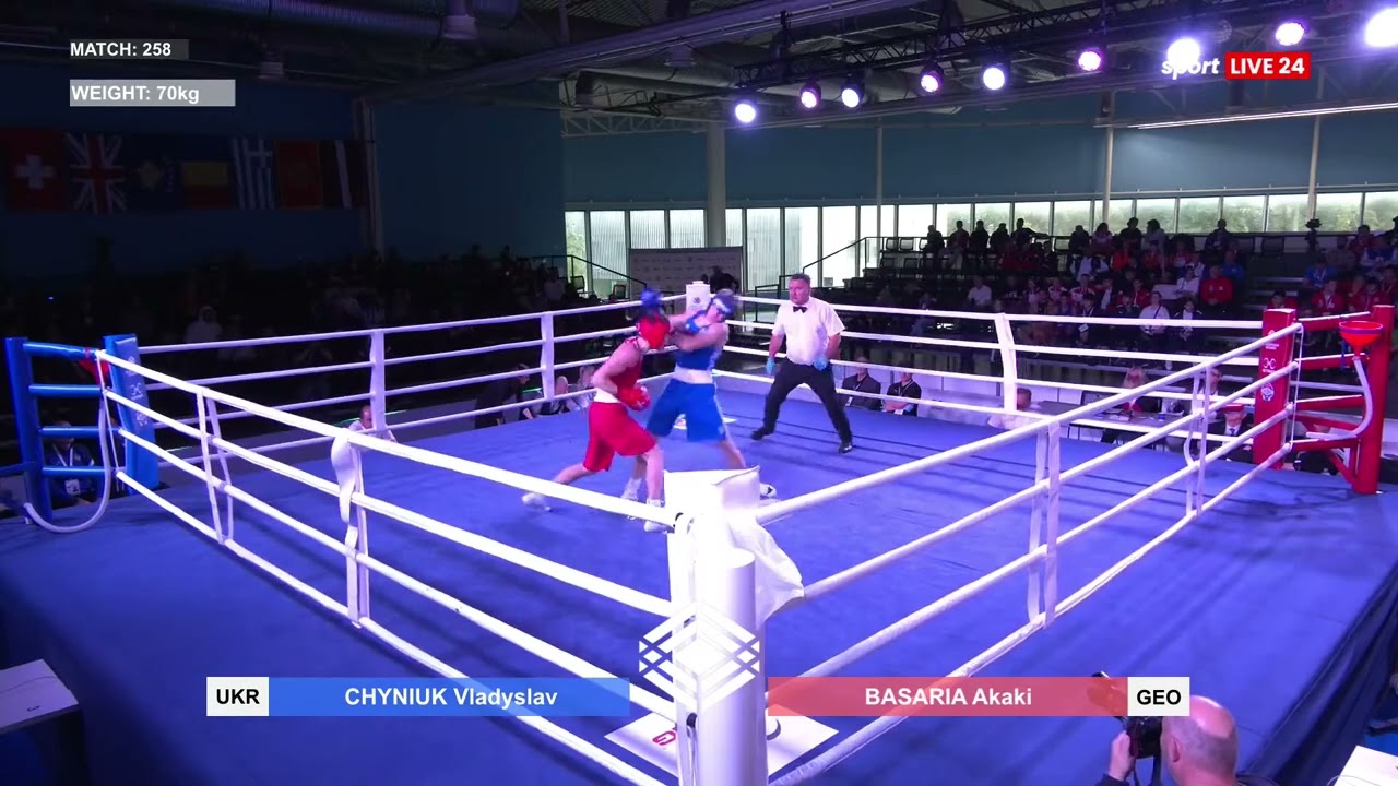 Akaki Basaria (GEO) vs. Vladyslav Chyniuk (UKR) European U19 Championships 2025 Final (70kg)