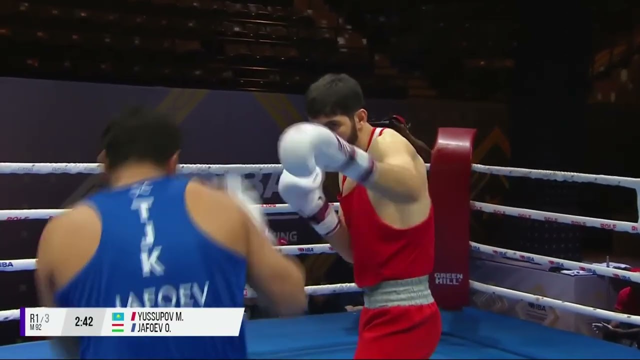 Nurmagamed Yussupov (KAZ) vs. Navruz Jafoev (TJK) IBA World Championships 2025 (92kg)