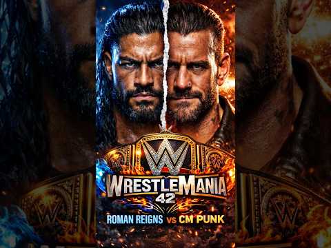 Roman Reigns 🩸 vs CM Punk 🔥 | WrestleMania Showdown | WWE 2K25 Netflix Edition