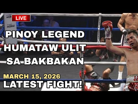 LATEST FIGHT! March 15, 2026 l Grabe Pinoy legend tinapos ang laban sa round 8