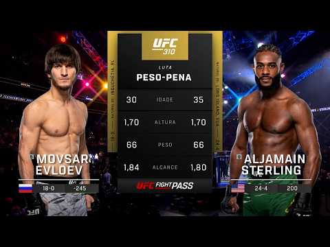 Movsar Evloev x Aljamain Sterling | LUTA COMPLETA | UFC Londres