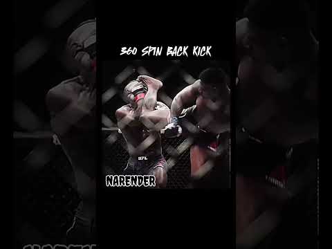 Spin Back Kick 💥 #mma