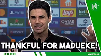 THANKFUL FOR MADUEKE! | Mikel Arteta | Leverkusen 1-1 Arsenal