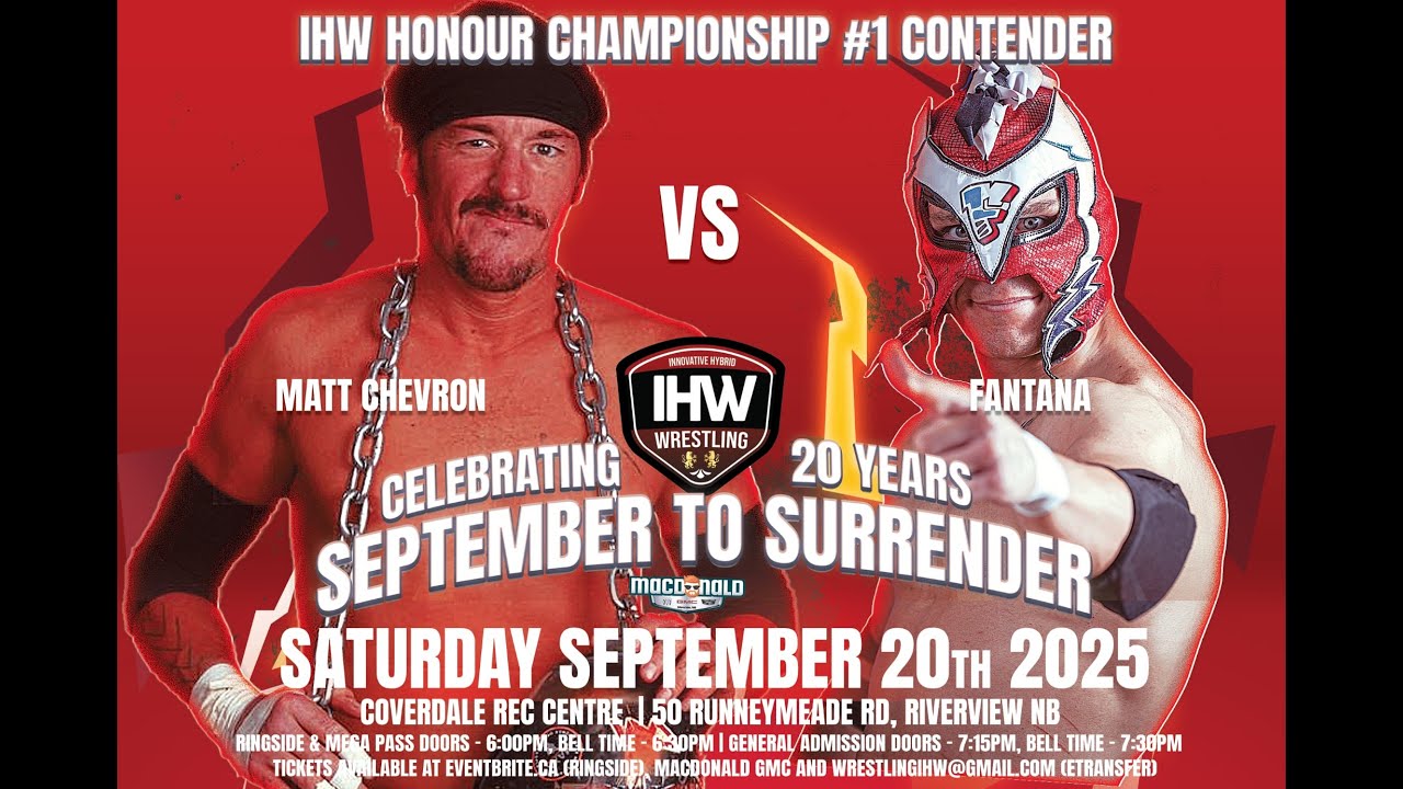IHW Honour #1 Contender: "Maritime Luchador' Fantana vs Chevron | IHW Wrestling S2S20: Match #3