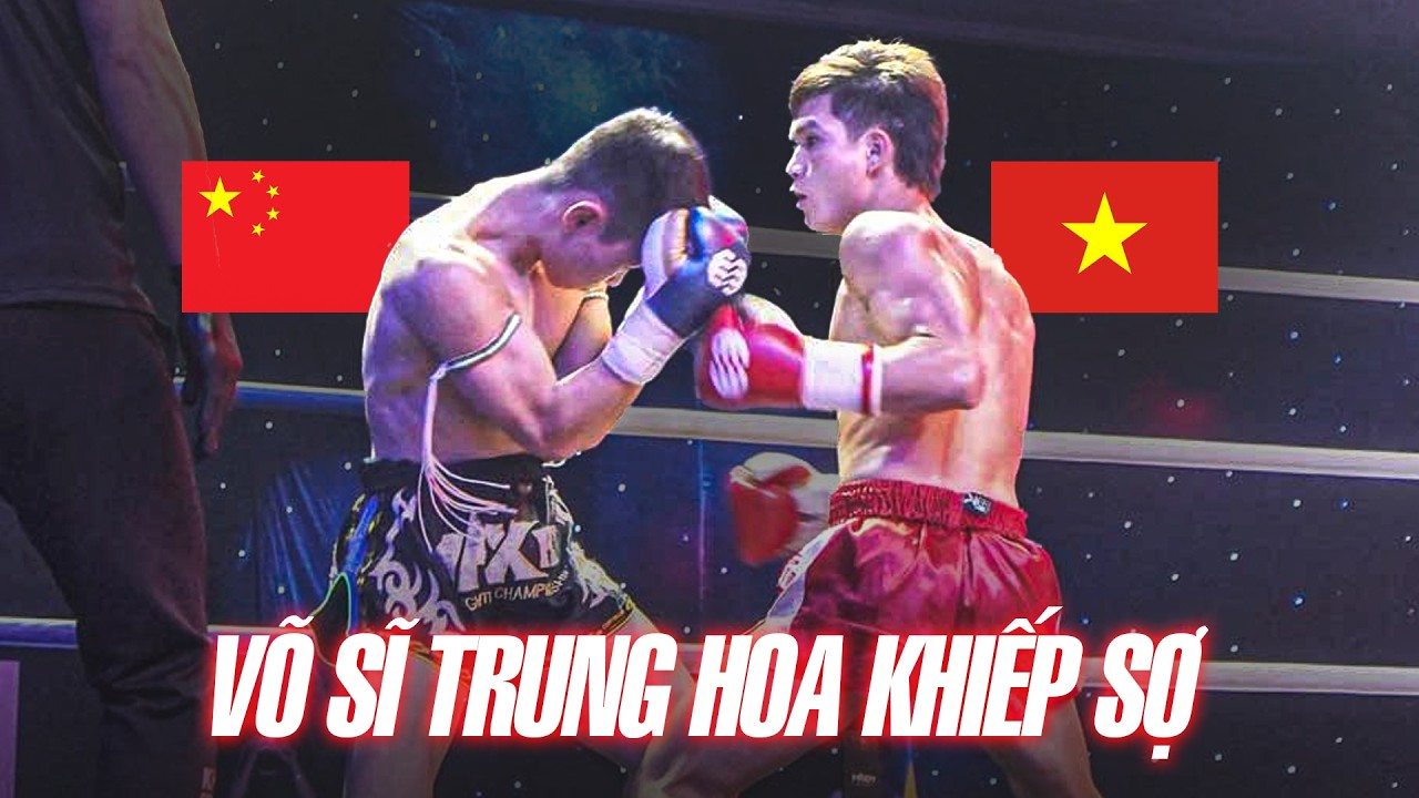 🥊Cú đòn CHẤN ĐỘNG của Quang Huy khiến tay đấm Trung Quốc khiếp vía xin thua sau 20 giây