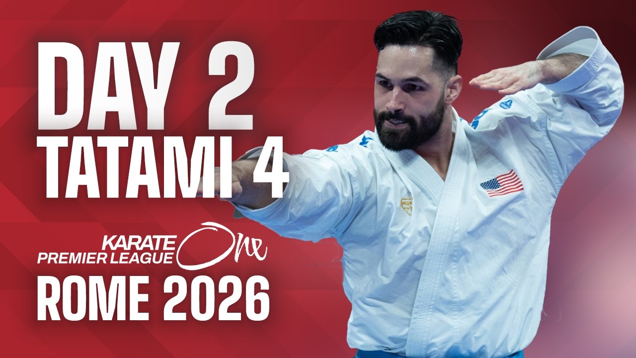 LIVE 🔴 Karate One Premier League Rome 2026 | Day 2 – Tatami 4