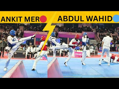 ABDUL🔵 vs ANKIT🔴 | Full Taekwondo Match | 58kg OPEN SELECTION TRIALS FOR 20TH ASIAN GAMES
