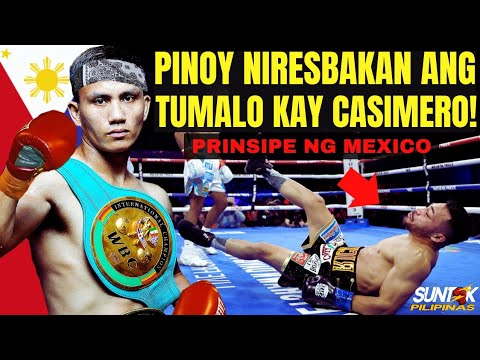 PRINSIPE NG MEXICO NA TUMALO KAY CASIMERO PINAHIYA NG LIGHTNING NG PARAÑAQUE | TACONING VS GARCIA 