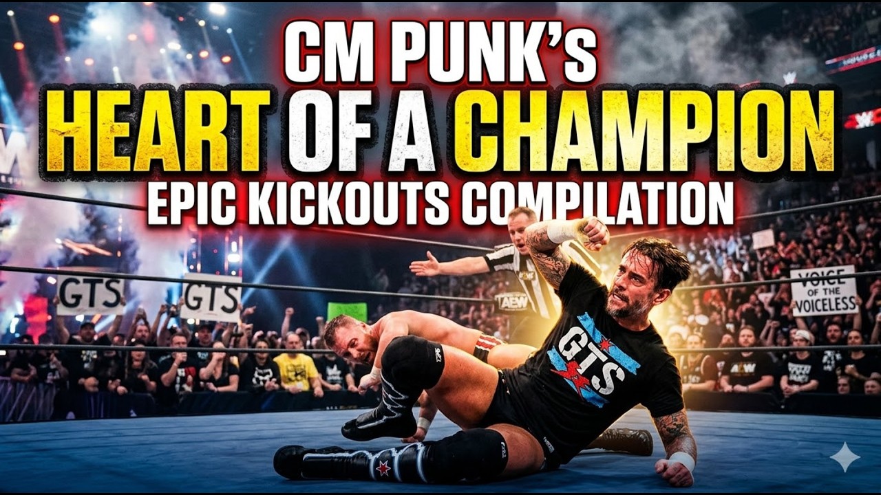 CM PUNK`S HEART OF A CHAMPION - EPIC KICKOUTS COMPILATION