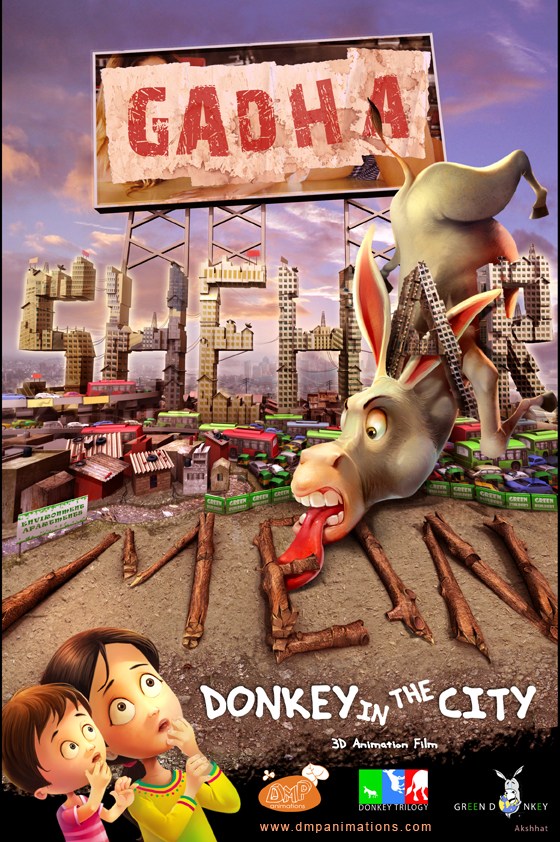 Donkey in the City: 3D Animation Film