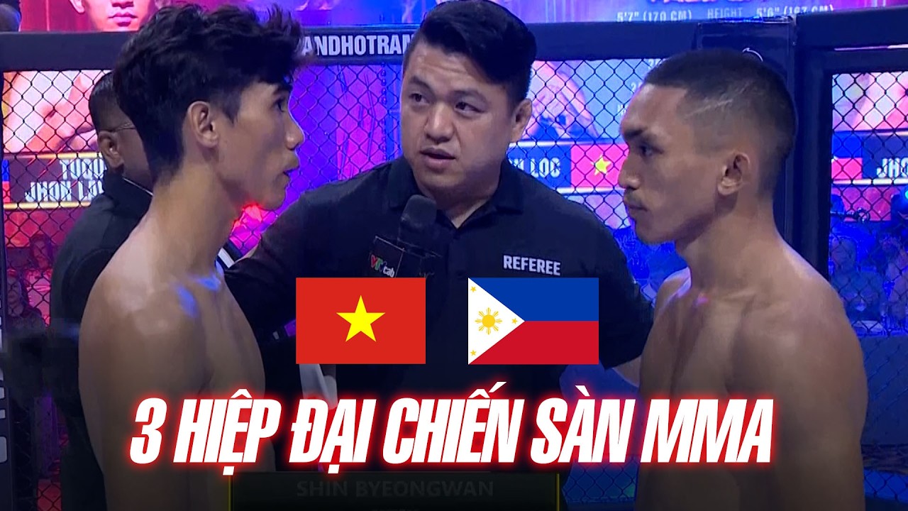 🔥3 Hiệp đại chiến học trò Duy Nhất - Trần Nguyên Lộc đối đầu thách thức từ võ sĩ Philippines