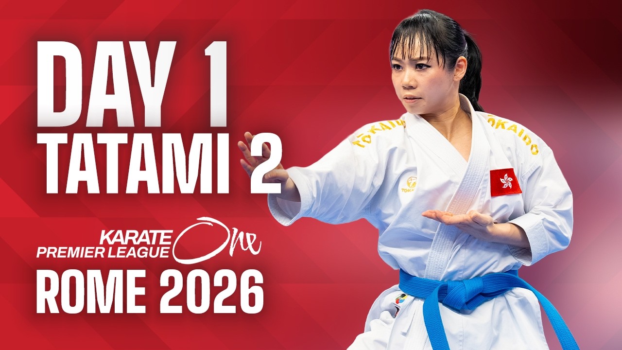 LIVE 🔴 Karate One Premier League Rome 2026 | Day 1 – Tatami 2