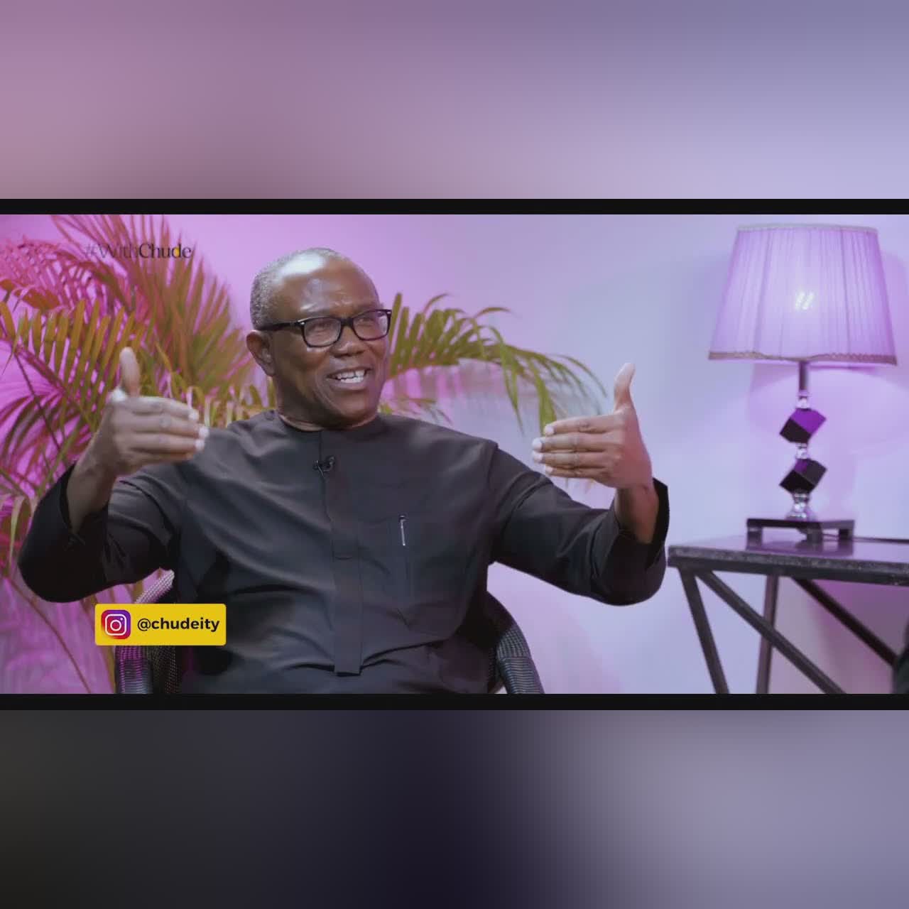 Peter Obi sits #WithChude