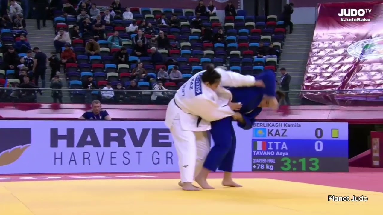 Kamila BERLIKASH 🇰🇿 🆚️ Asya TAVANO 🇮🇹 | четвертьфинал /+78кг | Большой Шлем Баку 2024