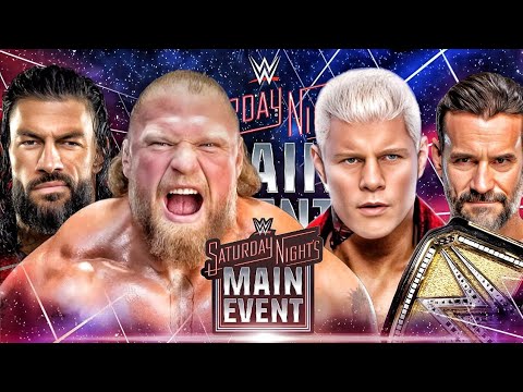 Roman Reigns & Brock Lesnar vs Cody Rhodes & CM Punk WWE Saturday Night Main Event 2K25 - Full Match