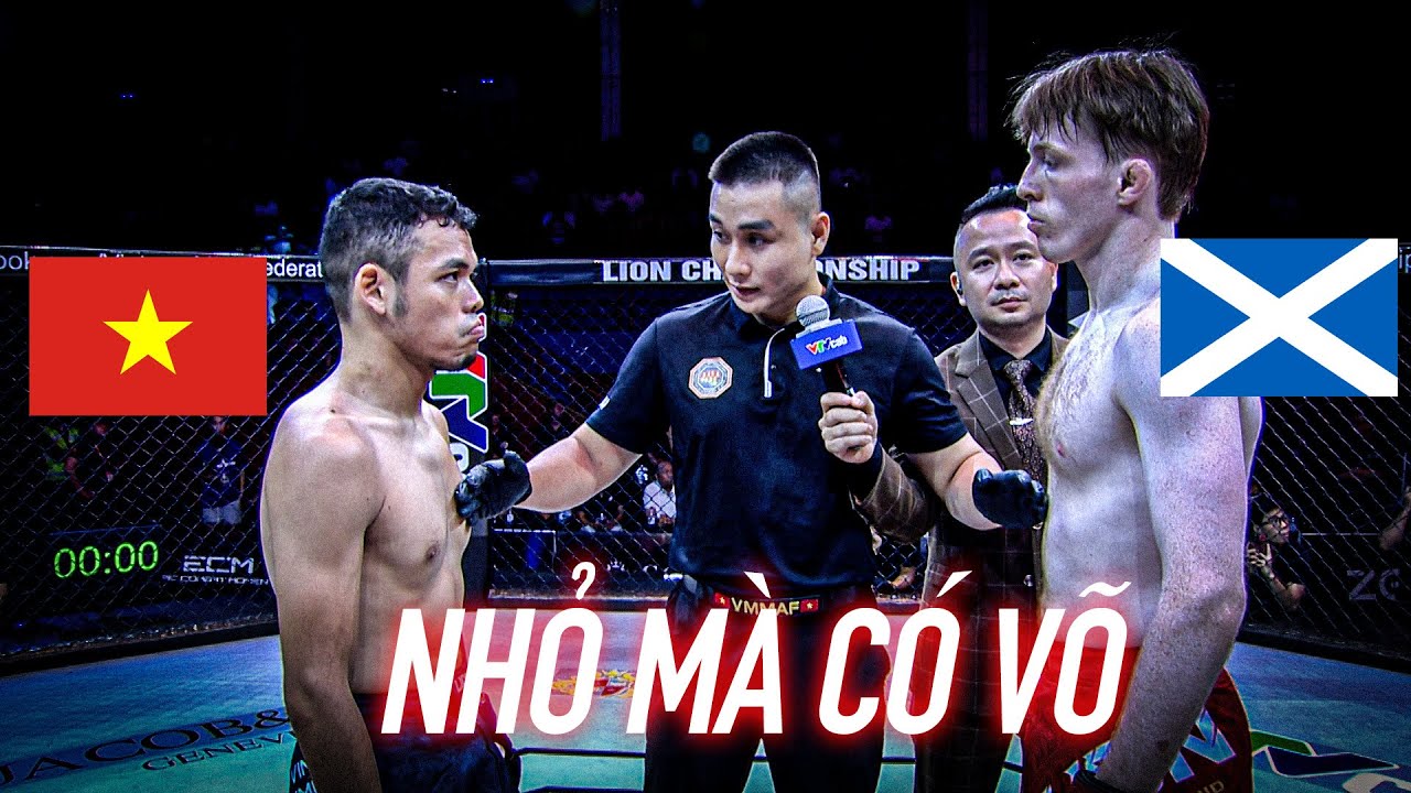 Nhỏ mà có võ Lốc Xoáy Sông Hồng Anh Đức đụng độ cực cháy chiến thần châu Âu trên sàn MMA