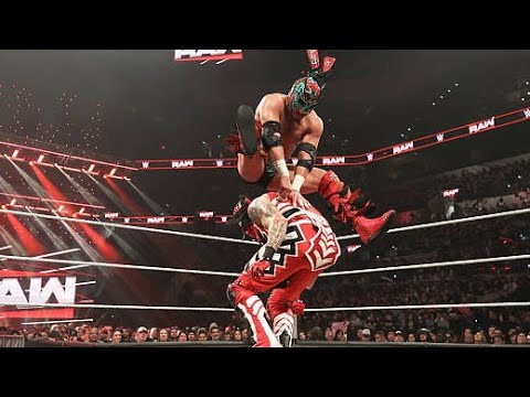 Penta Vs Dragon lee _ Ic Title match _WWE Raw 16 March 2026