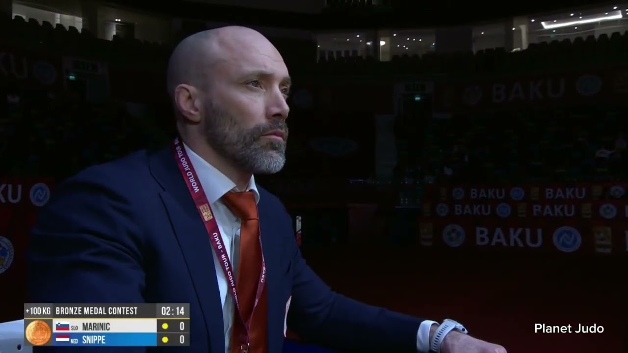 Enej MARINIC 🇸🇮 🆚️ Jelle SNIPPE 🇳🇱 | схватка за бронзу/+100кг | Большой Шлем Баку 2024