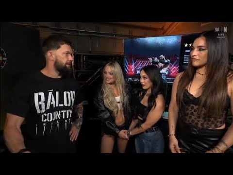 Finn Balor & Liv Morgan backstage segment _WWE Raw 19 January 2026