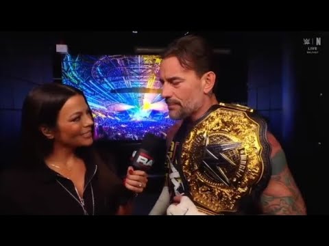 CM punk backstage interview _WWE Raw 19 January 2026