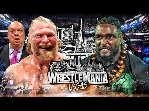 Brock Lesnar With Paul Heyman Vs Oba Femi WWE WrestleMania 42 Vegas - FULL MATCH 2026