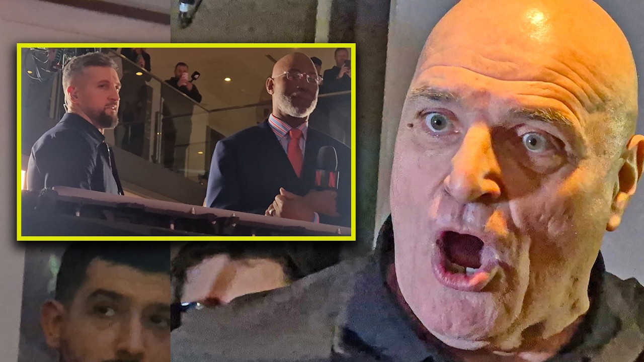 UNSEEN! JOHN FURY CONFRONTS CARL FROCH & Lennox Lewis - 'YOU B***H RUN P***Y!!'