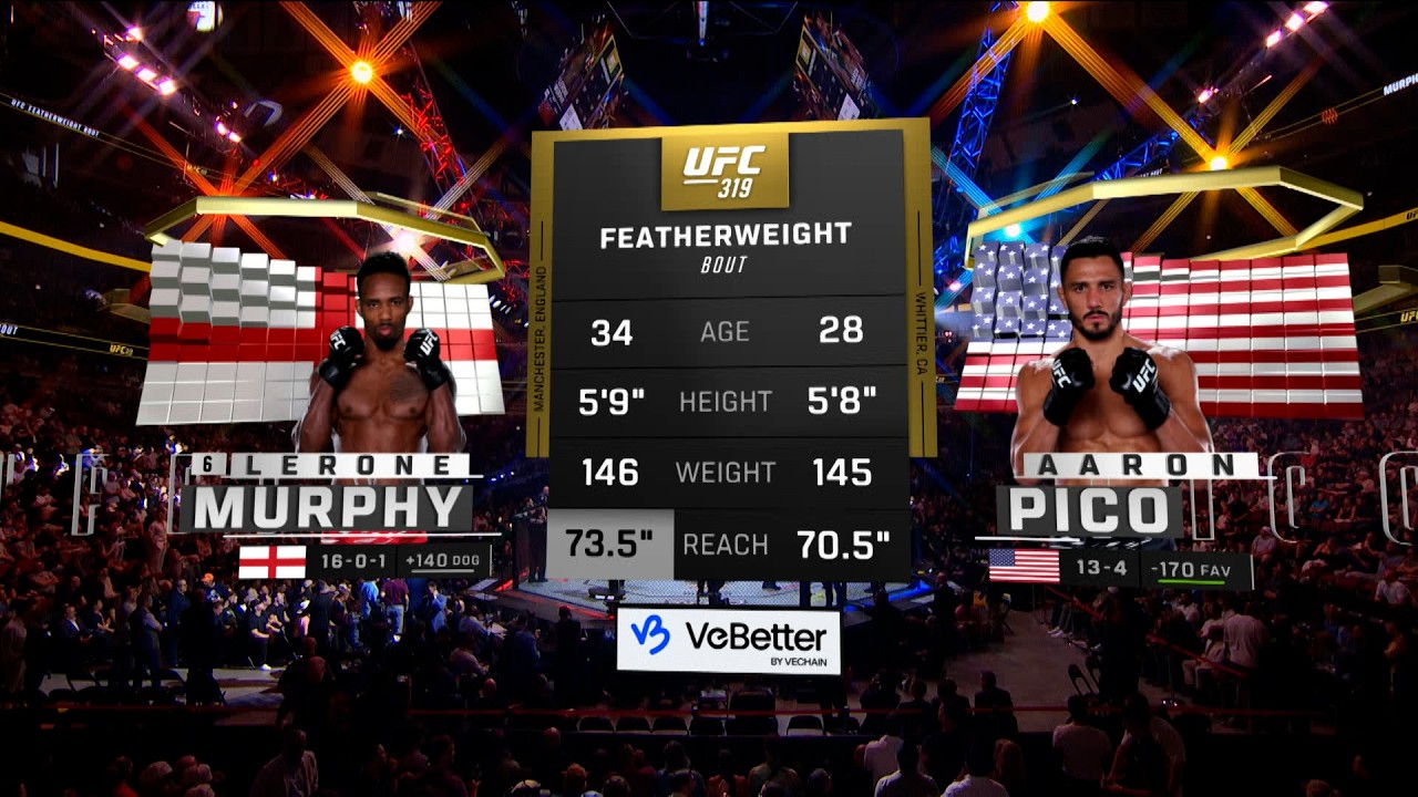 Lerone Murphy x Aaron Pico | LUTA COMPLETA | UFC Londres