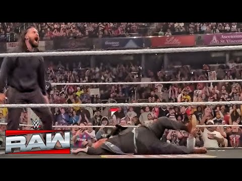 Seth Rollins Return And Attack Paul Heyman on wwe raw - WWE RAW Highlights Review