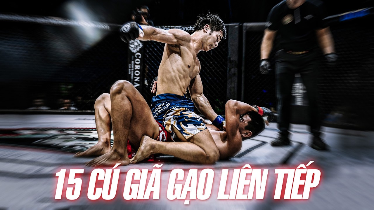 Trung Hải NHƯ HOÁ HỔ giã 15 cú liên tiếp vào đối thủ để thị uy với Ngọc Thức - Xuân Phương