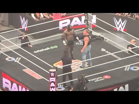 Oba Femi Destroy Brock Lesnar on WWE Monday Night Raw Highlights Review
