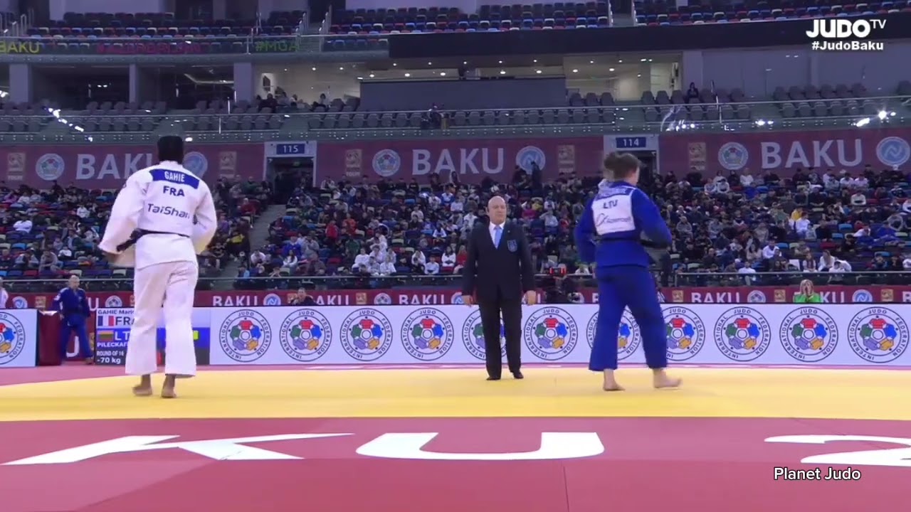 Marie Eve GAHIE 🇫🇷 🆚️ Ugne PILECKAITE 🇱🇹 | 2 раунд/-70кг | Большой Шлем Баку 2024