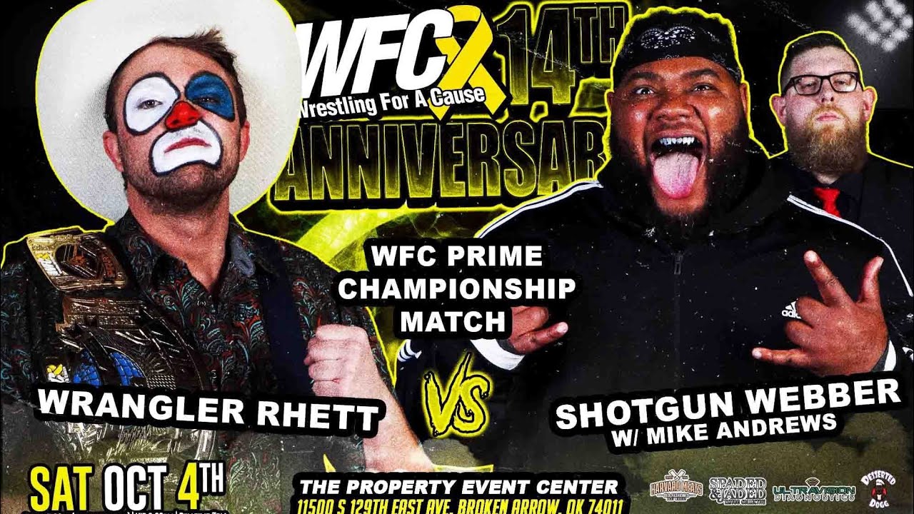 Wrangler Rhett vs Shotgun Webber WFC 14th Anniversary (10/04/2025)