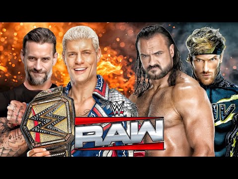 Cody Rhodes & CM Punk vs Drew McIntyre WWE RAW NETFLIX 2K25 - WarGames Advantage Match