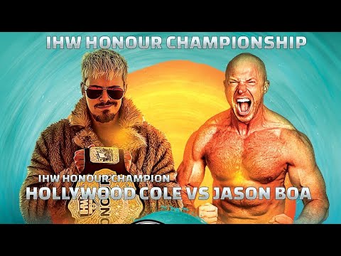 IHW Wrestling: Sunfest 2025 - Honour Championship - Hollywood Cole vs Jason Boa