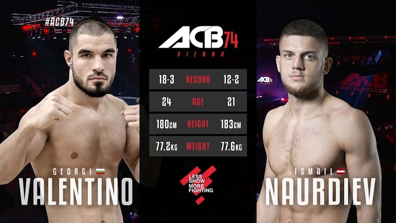 Георги Валентинов vs. Исмаил Наурдиев | Georgi Valentinov vs. Ismail Naurdiev | ACB 74