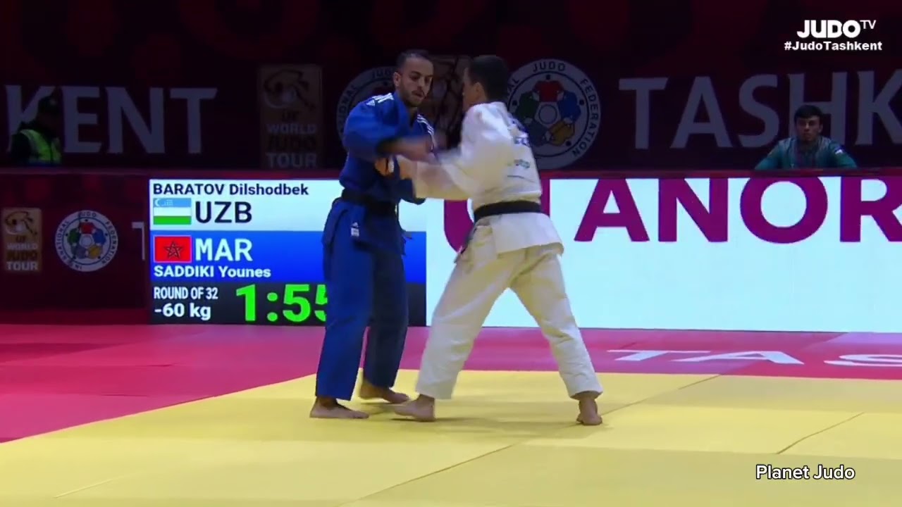 Dilshodbek BARATOV 🇺🇿 🆚️ Younes SADDIKI 🇲🇪 | 1/32финала/-60кг | Большой Шлем Ташкент 2024